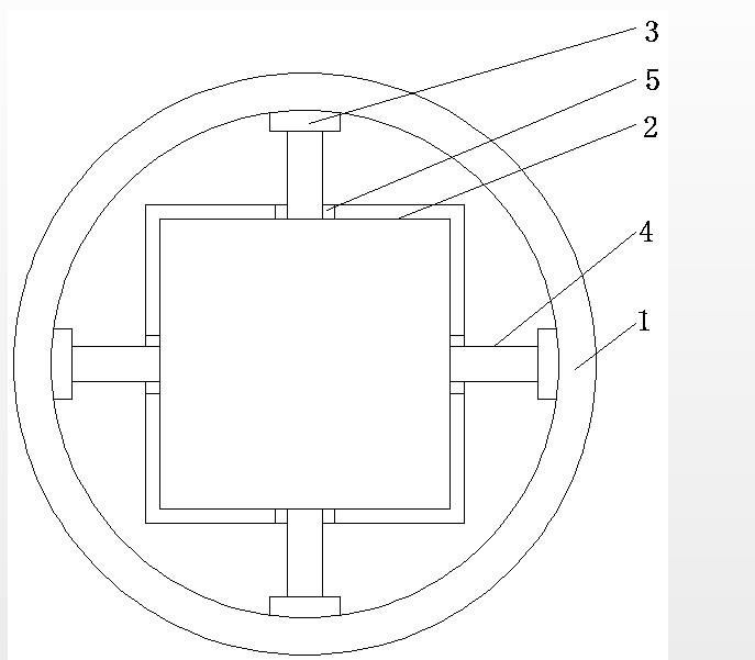 染色機用加強型導(dǎo)布管結(jié)構(gòu)圖